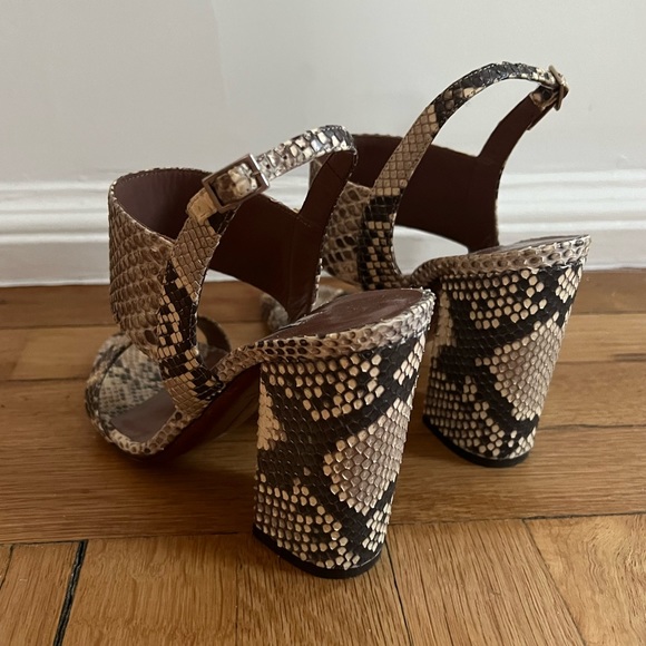 Tabitha Simmons Python / Snakeskin Sandals - Picture 4 of 6